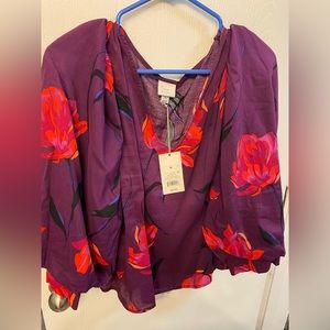 XL Floral blouse